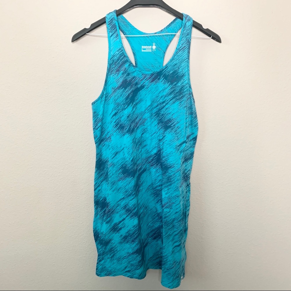 Smartwool Blue Patterned Midi Dress